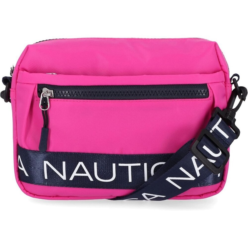 Women's Hot Pink Bean crossbody/Belt Bag adjustable shoulder strap